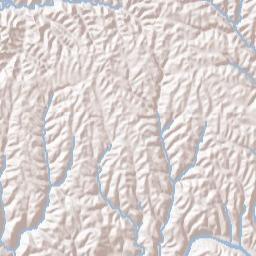 Lee County Terrain Map