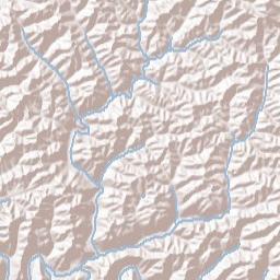 Pineville Terrain Map