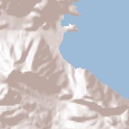 Palaiá Epídavros Terrain Map