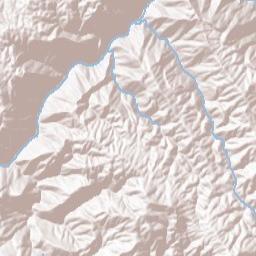 Mariposa County Terrain Map