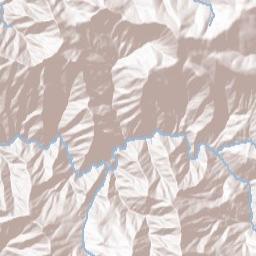 Yosemite West California Terrain Map