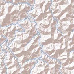 Floyd County Terrain Map