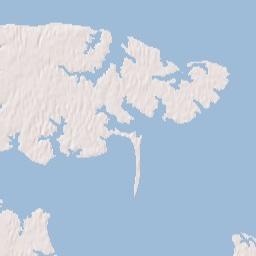 Deltaville Terrain Map