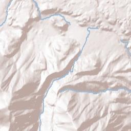 Toms Place California Terrain Map