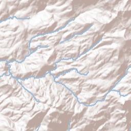 Fish Camp, California Terrain Map
