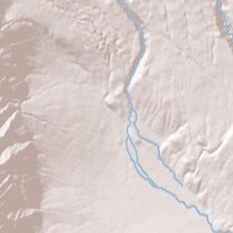 US-395 Bishop, California Terrain Map