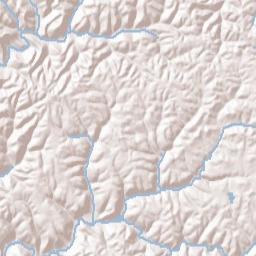 Jackson County Terrain Map