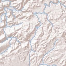 Mercer County Terrain Map