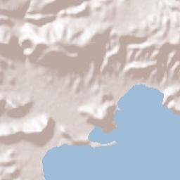 Ermióni Terrain Map