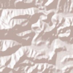 Pyeongchang Terrain Map