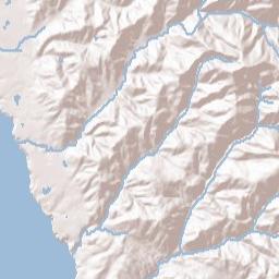 San Mateo County Terrain Map