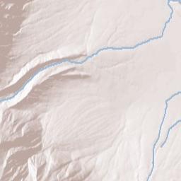 Rovana California Terrain Map