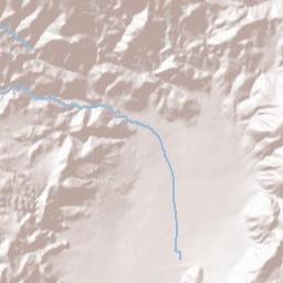 Deep Springs California Terrain Map