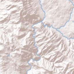 Ahwahnee Terrain Map