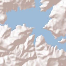 Iznájar Terrain Map