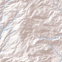 Whisky Falls California Terrain Map