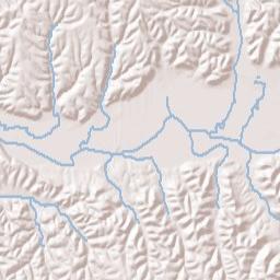 14001-14753 KY-206 Columbia KY Terrain Map