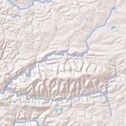Prices Fork Terrain Map