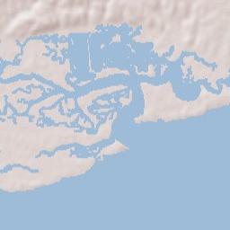 Isla Cristina Terrain Map