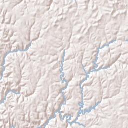Laurel County Terrain Map