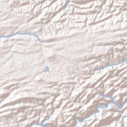 Christiansburg Terrain Map