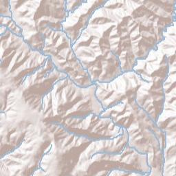 Forest Springs California Terrain Map