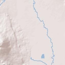 US-395 Big Pine, California Terrain Map