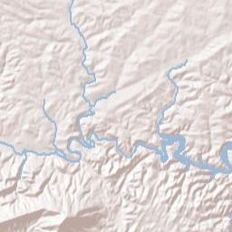 Pulaski County Terrain Map