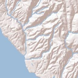 Davenport Landing California Terrain Map