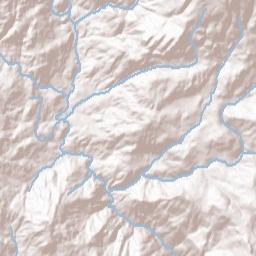 Dinkey Creek California Terrain Map