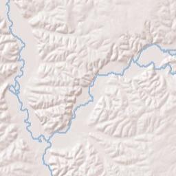 Newton County Terrain Map