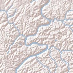 Daniel Boone National Forest 7351 Kentucky 90 Williamsburg KY Terrain Map