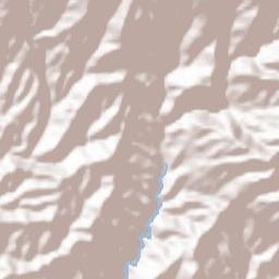 Canillas de Albaida Terrain Map