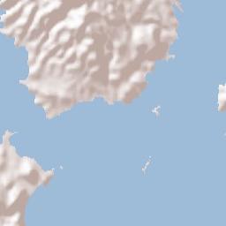 Kímolos Terrain Map