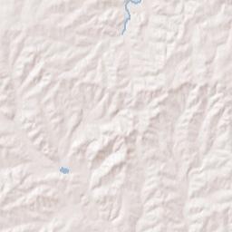 Oregon County Terrain Map