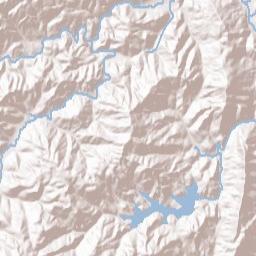 Bell County Terrain Map