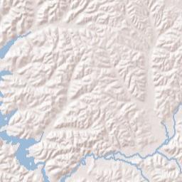 Tobaccoport Tennessee Terrain Map
