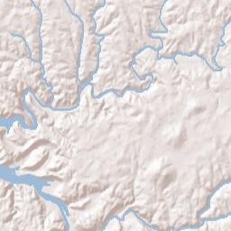 Static Tennessee Terrain Map