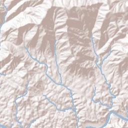 Grayson County Terrain Map