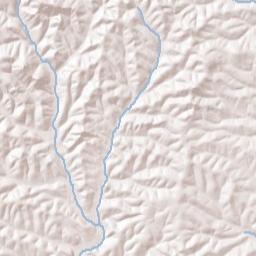 Ozark County Terrain Map