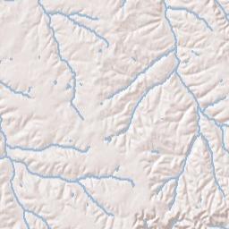 Pondville Tennessee Terrain Map
