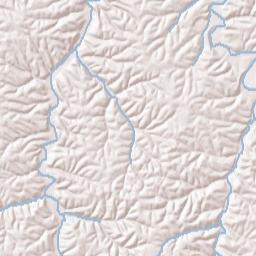 Pumpkintown Tennessee Terrain Map