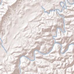 Shawanee Tennessee Terrain Map