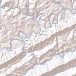 Thompson Mill Tennessee Terrain Map
