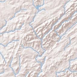 Vinegar Hill Tennessee Terrain Map