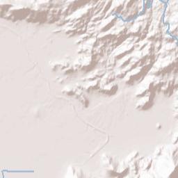 East Orosi California Terrain Map