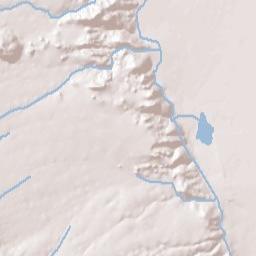 Alabama Hills California Terrain Map
