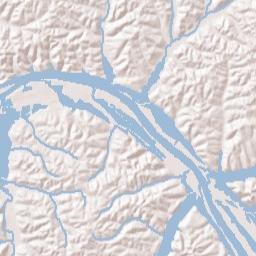 Bear Spring Tennessee Terrain Map