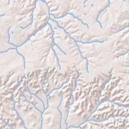 New Deal Tennessee Terrain Map