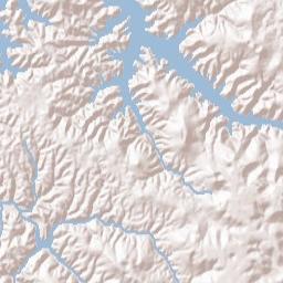 Timothy Tennessee Terrain Map